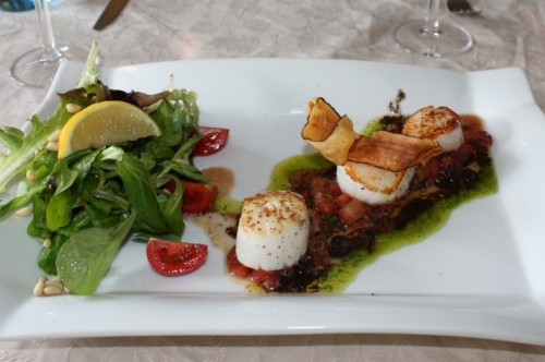 Grilled Scallops Appetizer